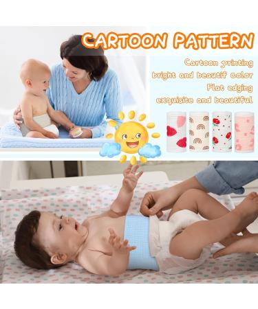 Vabean 8 Pcs Baby Umbilical Cord Comfort Belly Band | Adjustable Cotton Protection for Infants | Perfect Baby Gifts 0-12 Months - Buy Online on GoSupps.com