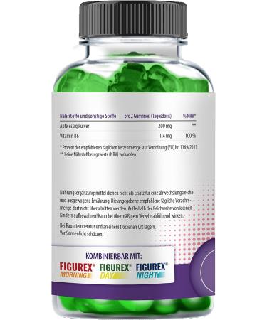 FIGUREX Keto Gummies - Metabolism Support with Vitamin B6 | 60 Fruit Gums for Keto Diet - Buy Online on GoSupps.com