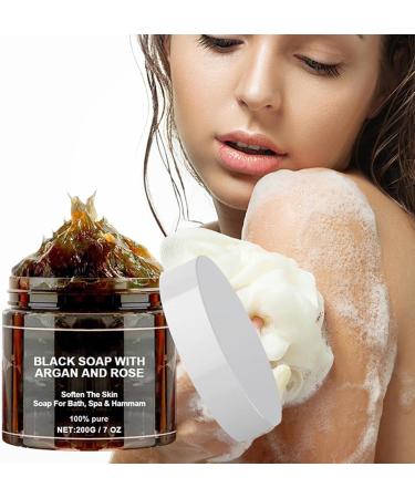 Gdiojnfg Whitening Soap Bar Skin Lightening Soap Skin Brightening Soap Cleansing Soap For Body Black Soap 200g Rose Scent Brightening Soap For Women Men Travel Home Camping - Buy Online on GoSupps.com