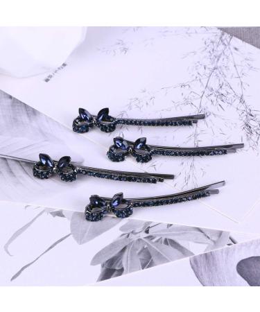 FRCOLOR 4 Pairs Flower Hair Clips for Women Hair Barrettes for Women Rhinestones Hair Barrettes Women Hair Clip Elegant Hairpin Hair Accessory for Girls Bride Wedding Securing Clip - Buy Online on GoSupps.com