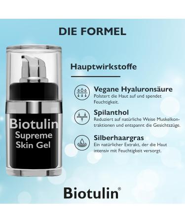 Biotulin VIP Special Anti-Fold Serum with Hyaluronic Acid & Spilanthol | Moisturizing 4x15ml + Face Mask | Reduce Wrinkles in 1 Hour | International Shipping - Buy Online on GoSupps.com