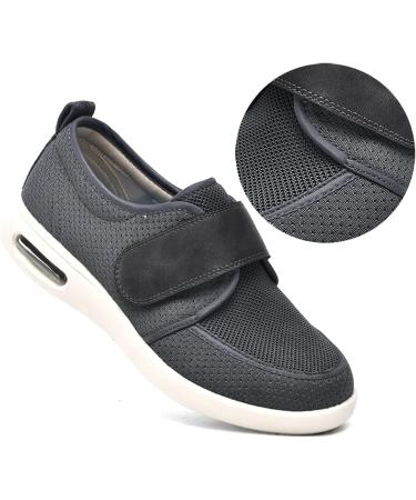 ALASON Orthopedic Diabetic Shoes | Memory Foam | Easy On/Off | Arthritis & Edema Relief | Extra Wide Bandage Shoes | Blue - Size 43 - Buy Online on GoSupps.com