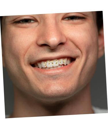  MOTHNUR Hip-hop gold plated six-teeth water drop braces Gold teeth accessories Teeth accessories Comfortable teeth grills teardrop teeth caps lower grill cap copper Golden - Buy Online on GoSupps.com
