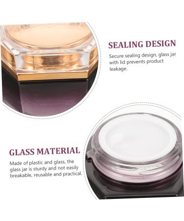 MAGICLULU Moisturizer Face Cream Creami Lotion Buttercream Skincare Containers Cosmetic Jars Cosmetic Cream Jar Glass Cream Storage Containers Purple Cream Box Travel Moisturizing Plastic - Buy Online on GoSupps.com