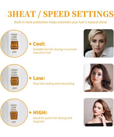 4-in-1 Hair Blow Dryer & Styler Brush - Negative Ion Anti-Frizz Hot Air Brush for Straightening Curling & Drying - Perfect for Salon Results - Buy Online on GoSupps.com