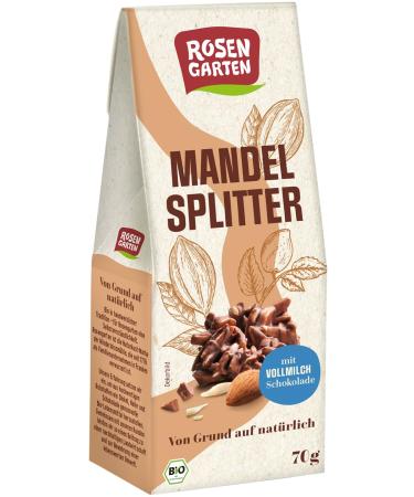 Rosengarten Organic Almond Chips (6 x 70 gr) Almond 6 x 70 gr