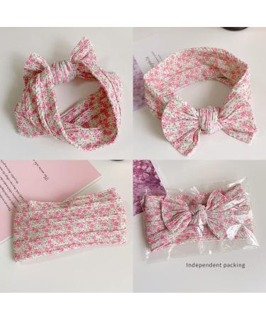 6PCS Baby Headbands for Girl | Stretchy Nylon Floral Hairbands | Snow White - Buy Online on GoSupps.com