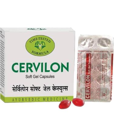 Buy AVN Cervilon Ayurvedic Herbal Soft Gel Capsules - 180 Count (Pack of 2) | Fast International Shipping - Buy Online on GoSupps.com