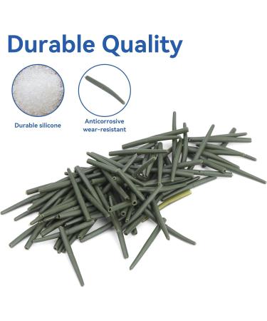 100PC Carp Accessories - Anti-Tangle Sleeves Safety Lead Clips & Line Aligner - Ultimate Fishing Rubber Tubes - Buy Online on GoSupps.com