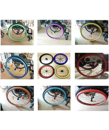 22/24Inch Silicone Wheelchair Push Rim Covers Non-Slip Wear-Resistant Hand Push Cover Wheelchair Handrim Covers (Color : 002 Size : 24in) 24in 002 - Buy Online on GoSupps.com