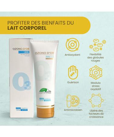 OZONO D'OR - 100% Natural Organic Body Moisturizing Cream. with Ozone pamper your sensitive reactive or atopic skin. | moisturizing body lotion - Buy Online on GoSupps.com