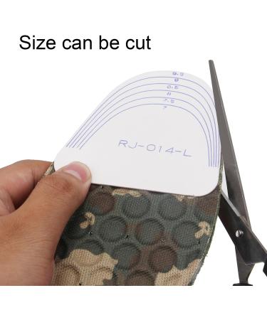 220+ lbs Camouflage Sports Insoles - High Arch Support for Flat Feet & Heel Spur Relief | Unisex Running & Walking Inserts (M(7-9.5 - Buy Online on GoSupps.com