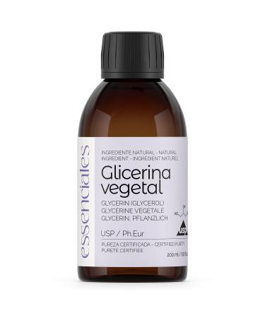 Essenciales Essentials - USP/Ph.Eu Vegetable Glycerin Certified Purity - 100 ml | USP/Ph.Eur Vegetable Glycerin VG Base