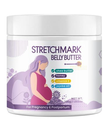 AOAO Stretch Mark Butter for Pregnancy | Body Balm for Women with Shea Butter & Vitamin E | Paraben-Free Formula for Scars & Stretch Mark Repair | Belly Butter for Pregnant Women (Shea Butter_1)