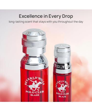 Beverly Hills Polo Club BHPC Men's Eau De Toilette Bonus Pack featuring 1.7 oz EDT + Bonus 0.5 oz EDT (Blaze) - Buy Online on GoSupps.com