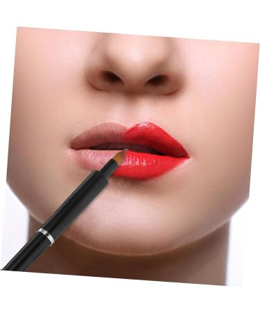 POPETPOP Lips Makeup Lip Gloss & Balm - Telescopic Lip Brush for Women | Tricolor Makeup Tools | High-Quality Artificial Fiber | 13.40x0.90x0.90CM | International Shipping - Buy Online on GoSupps.com