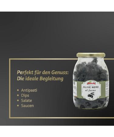 Novella Olive Nere al Forno - Stone-Free Black Olives 660g | Gourmet Dried Delicatessen for Antipasti - International Shipping - Buy Online on GoSupps.com