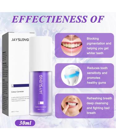 IJGD Purple Toothpaste - Color Corrector for Whiter Teeth | International Shipping - Buy Online on GoSupps.com