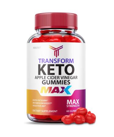 Transform Keto ACV Gummies 525mg Transform Keto Gummies Transform Acv Keto Gummies Weight Shark Loss Tank Advanced Formula Maximum Strength 1000mg Apple Cider Vinegar Vegan Gummy (60 Gummies)