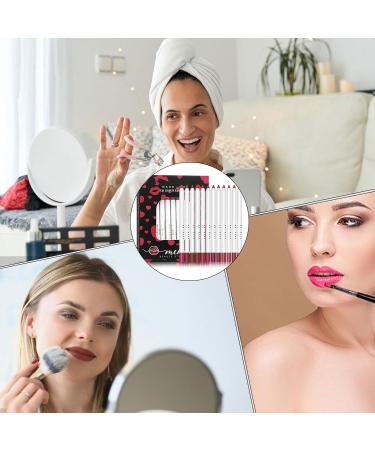 Lipliner Pencil Set of 12 Matte Waterproof Lip Makeup Pencils for Women Nude Lip Liner Collection for Precise Definition Long Lasting Finish for All Day Wear - Buy Online on GoSupps.com
