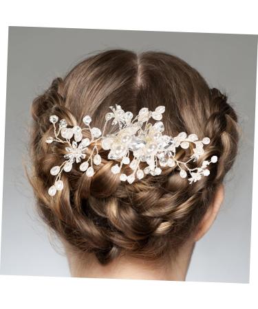 FRCOLOR Bridal Comb Bridal Accessories Wedding Headpiece for Bride Accessories Prom Hair Accessories Hair Combs for Wedding Hair Accessories for Prom Tiara Bride Hair Comb Alloy - Buy Online on GoSupps.com