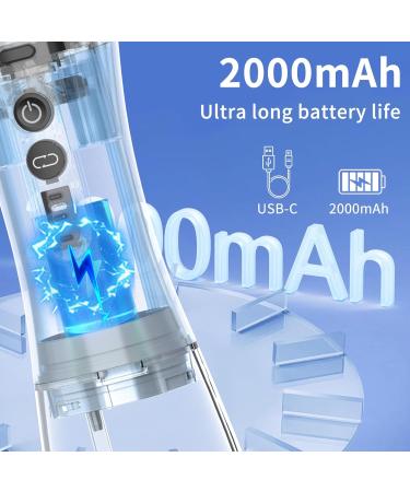 VITCOCO Water Flosser with Camera - Rechargeable Dental Flosser Waterpik 3 Nozzles IPX7 Waterproof for iOS & Android - Black - Buy Online on GoSupps.com