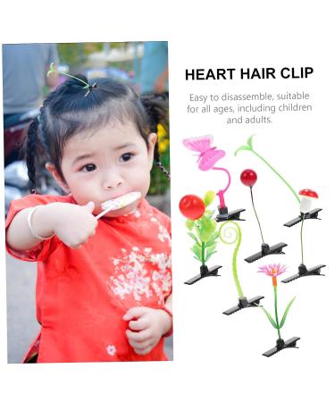 KALLORY 56 pcs Plant Girls Mixed Style Toddler Barrettes - Mini Sprout Hairpins Pins for Kids Party with Grass Sprouts, Little Mushrooms, Butterflies - Novelty Simulation Barrette Set - Buy Online on GoSupps.com