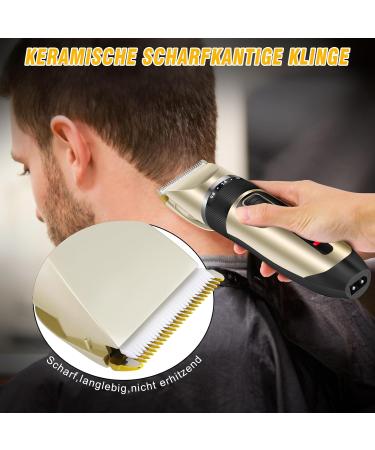 Professional Wireless Hair Clipper & Body Trimmer | All-in-One Precision Grooming for Men Kids & Pets - 90 Min Runtime & Sharp Ultrasound Blade - Buy Online on GoSupps.com