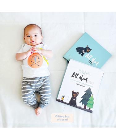 RubyRoo Baby Memory Book - Gender Neutral Milestone Keepsake Album for First 5 Years - Woodland Theme Scrapbook Journal - Perfect Baby Shower Gift - Buy Online on GoSupps.com