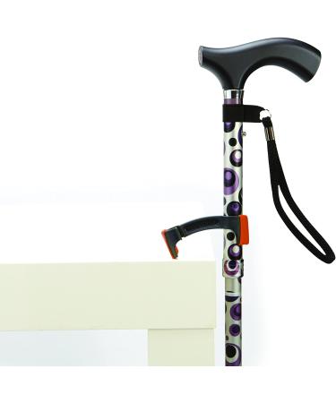 HealthSmart Vivi Bridgit Cane Rest Holder - Keeps Cane Secure - Small & Compact - Orange - Buy Online on GoSupps.com