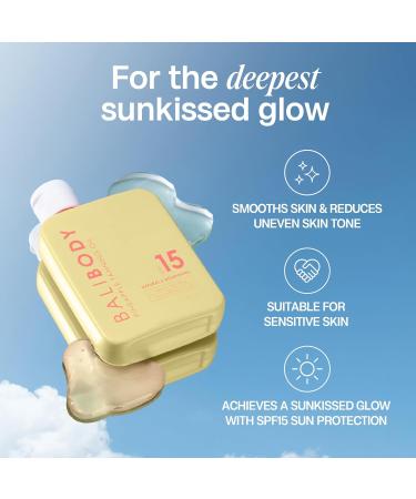 Bali Body Pineapple Tanning Oil - SPF 15 | Body tanner for Deep Golden Glow with UV Protection | Infused with Pineapple Extract & Almond Oil | Cruelty-Free Vegan Australian Made (100 ml/3.4 fl oz) - Buy Online on GoSupps.com