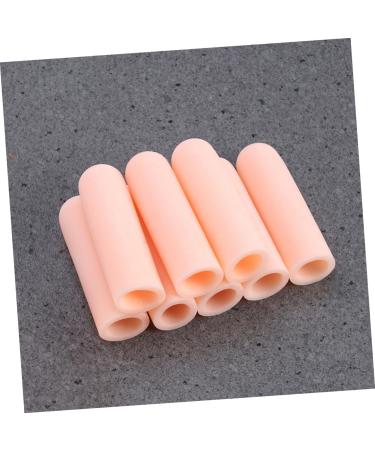 Finger Cots Set - 8 Pcs Finger Tips & Toe Sleeve Covers for Pain Relief - Beige Thin Section - Thumb and Toe Protectors Included - Buy Online on GoSupps.com
