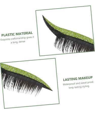minkissy 12 Pairs False Eyelash Stickers Natural Lashes Natural Eyelashes Reusable Eyelash Decals Safe and Gentle Eyelash Stickers Makeup Stickers Green Duct Tape Glitter Eyelashes - Buy Online on GoSupps.com