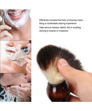 Premium Handmade Shaving Brush for Men | Professional Synthetic Wet Shaving Tool with Wooden Handle | Ideal for Hairdressers & Travel Gifts - Buy Online on GoSupps.com