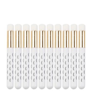 Lash Brushes For Cleansing Lash Brushes For cleansing Eyelash Cleaning Brush Lash Shampoo Brushes Set Eyelash Cleansing Brush For Cleansing Eyelash Extension Soft and Comfortable (White)