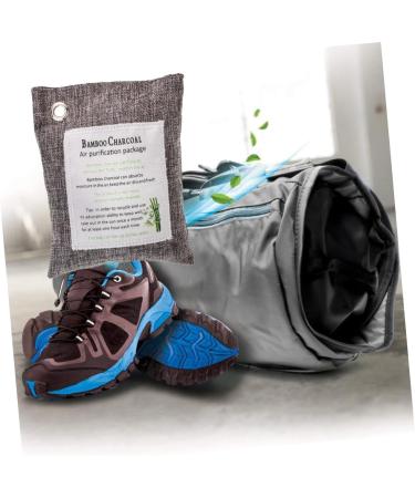 HOMSFOU 2 Pcs Bamboo Charcoal Bags - Natural Deodorizer & Odor Remover for Fresh Air | Eco-Friendly Air Freshener - International Shipping Available - Buy Online on GoSupps.com