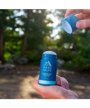 Oars + Alps Aluminum Free Deodorant for Men and Women Dermatologist Tested and Made with Clean Ingredients Aspen Air 2 Pack 2.6 Oz Each 2ct - Aspen Air 2.6 Ounce (Pack of 2) - Buy Online on GoSupps.com