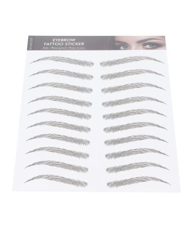 Lifelike Waterproof Eyebrow Stickers - One-Time Use Professional Brown 08 for Women | International Shipping - Buy Online on GoSupps.com
