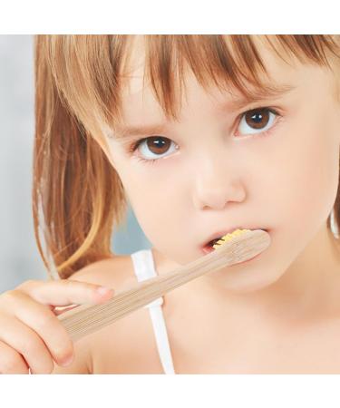 Lalafina 10th Travel Toothbrush | Eco-Friendly Bamboo Portable Soft Toothbrush for Women & Kids | Small Head Design for Easy Packing | Hand-Painted Spray Colors - Buy Online on GoSupps.com