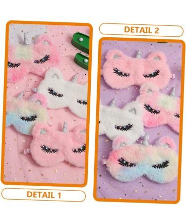 Buy Mobestech Unicorn Eye Patch Sleep Masks - 12 Pcs Comfortable & Breathable Plush Sleeping Blindfolds - Perfect for Students & Costumes | International Shipping Available - Buy Online on GoSupps.com