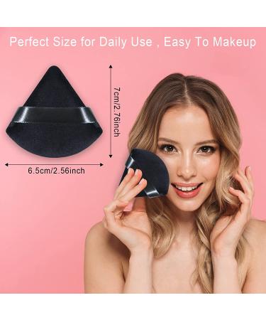 FRAGLOW 6-Piece Powder Puff Set for Flawless Makeup Application - Black - Buy Online on GoSupps.com