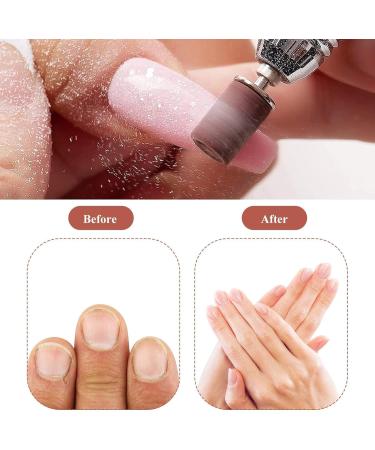 DHWEKU Nail Cutter Accessory Set Professional Manicure Pedicure Cutter Bits & Abrasive Sleeve Set for Nail Art 200 Pieces Sanding Sleeves with Nail Drill 180T/240 Nail Art Sanding - Buy Online on GoSupps.com