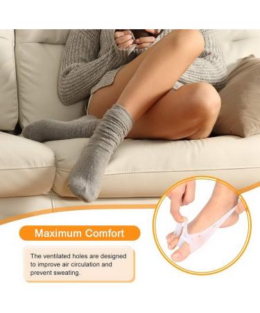 Hallux Valgus Toe Spreader - Silicone 3-Toe Gel Corrector Soft Elastic Non-Slip Universal Size (1 Pair) - Effective Relief for All Toes - Buy Online on GoSupps.com