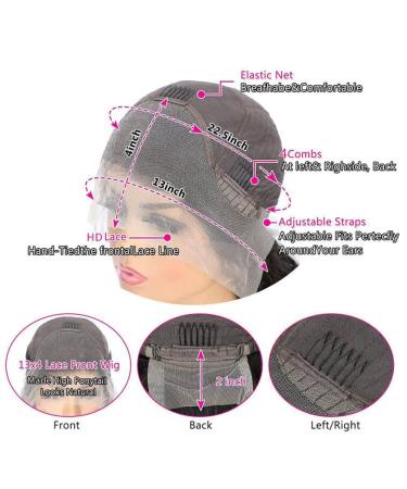 Mongolian Curly Lace Front Wig 13x4 HD Human Hair 180% Density 14inch - Best Selling Deep Kinky Curly Wig for Black Women - Buy Online on GoSupps.com