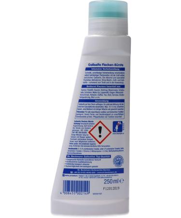 Dr. Beckmann Gall Soap Stain Brush 3-Pack (250ml each) - Natural Gall Soap & Soft Brush for Effective Stain Removal - Buy Online on GoSupps.com