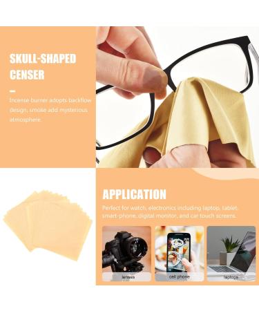 100 Pack Microfiber Cleaning Cloths - Lint-Free Glasses & Screen Cleaner for Lenses Eyeglasses Cameras & More - International Shipping Available - Buy Online on GoSupps.com