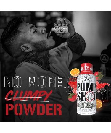 5% Nutrition Rich Piana Pump Shot Liquid Glycerol Nitric Oxide Booster Stim Free Pre Workout | 20 000 mg with S7 | Pumps Hydration | Fruit Punch Flavor (12 Pack Caddy) - Buy Online on GoSupps.com