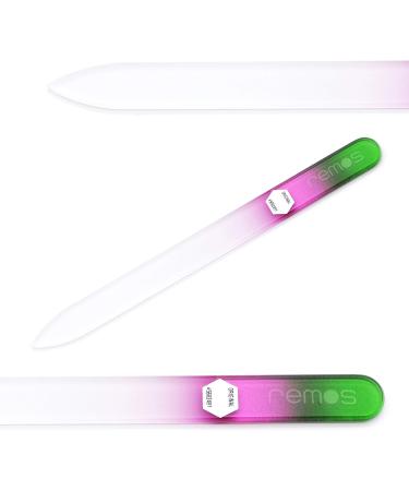 REMOS Tempered Glass Nail File - Double-Sided Green-Purple - Buy Online on GoSupps.com