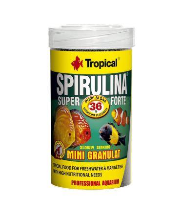 Tropical Super Spirulina Forte Mini Food Pellets with 36% Spirulina (Platensis) 100 ml