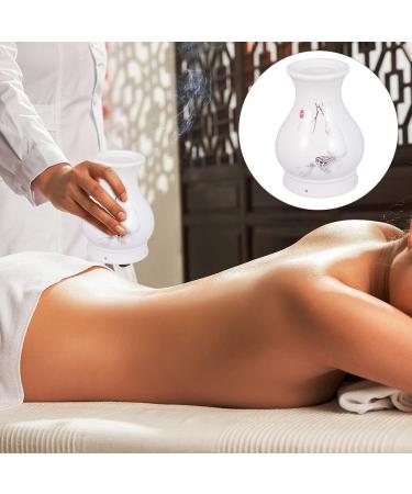 Buy Heallily Ceramic Moxa Tank Burner | Portable Smoke-Free Moxibustion Sticks for Salon & Home - High Penetration Blue Box - Buy Online on GoSupps.com